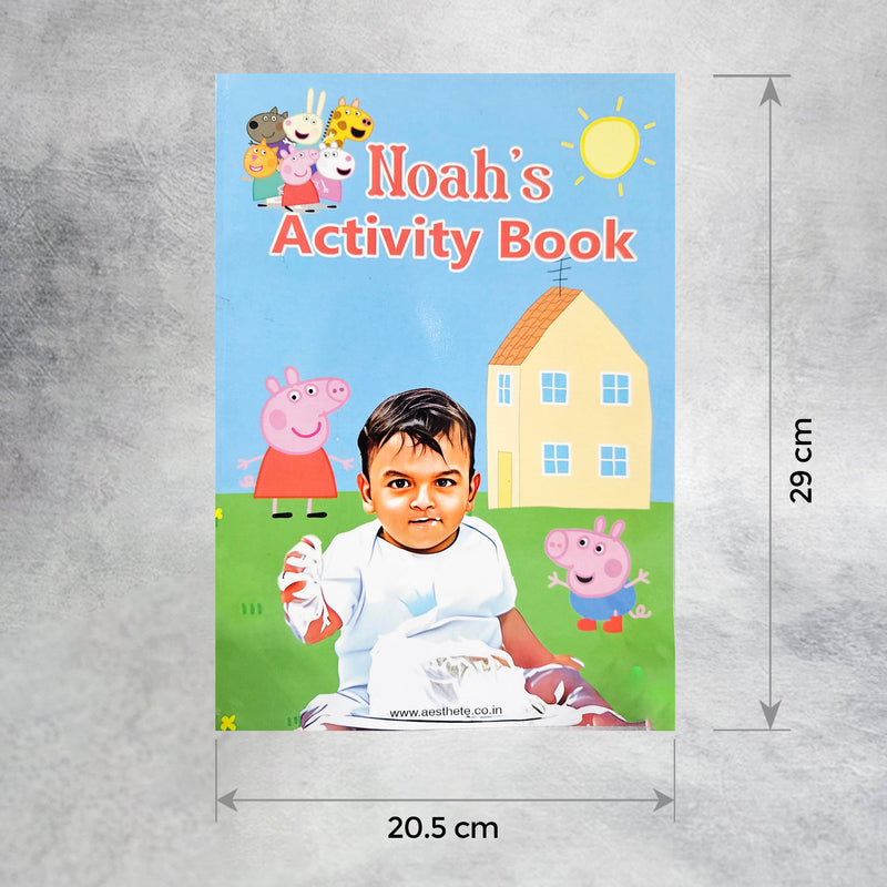 Kids Gifting option:Personalised Kids Activity Book (A3 SIZE)