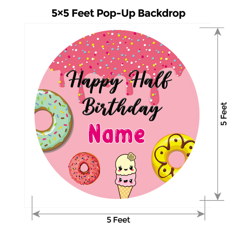 Ice cream Popup Backdrop