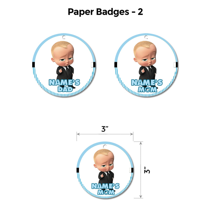 Boss Baby Boy Premium Package