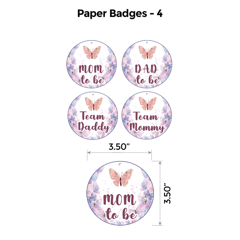 Butterfly Peach and Lavender Popup Classic Package
