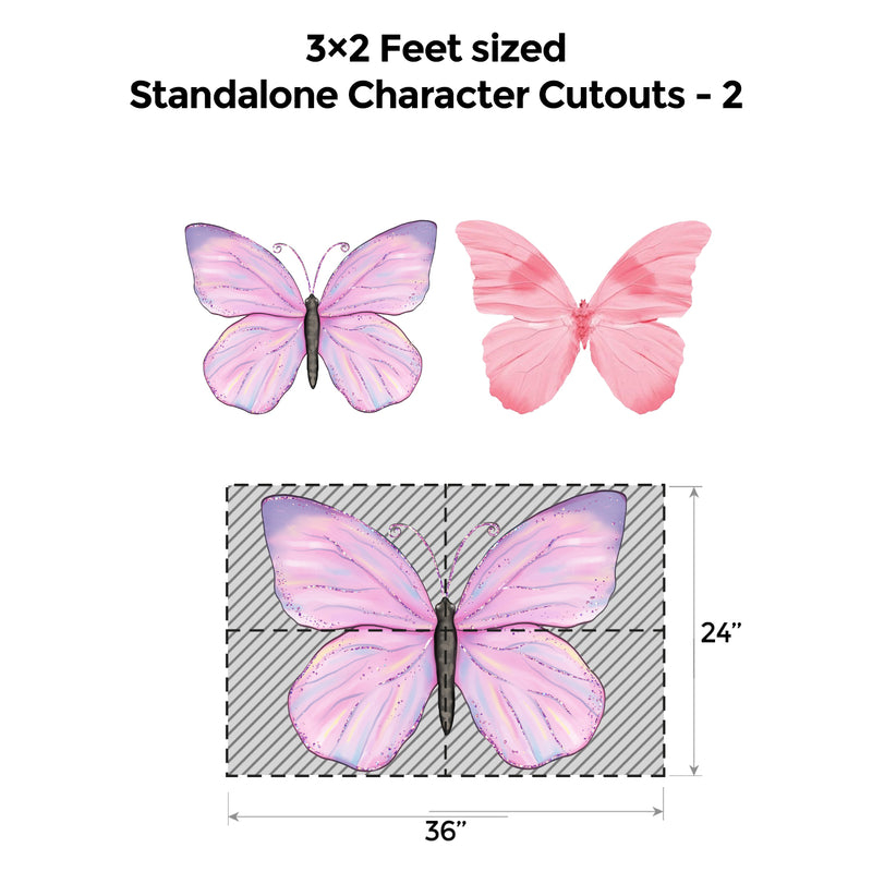 Butterfly Peach and Lavender Popup Luxury Package