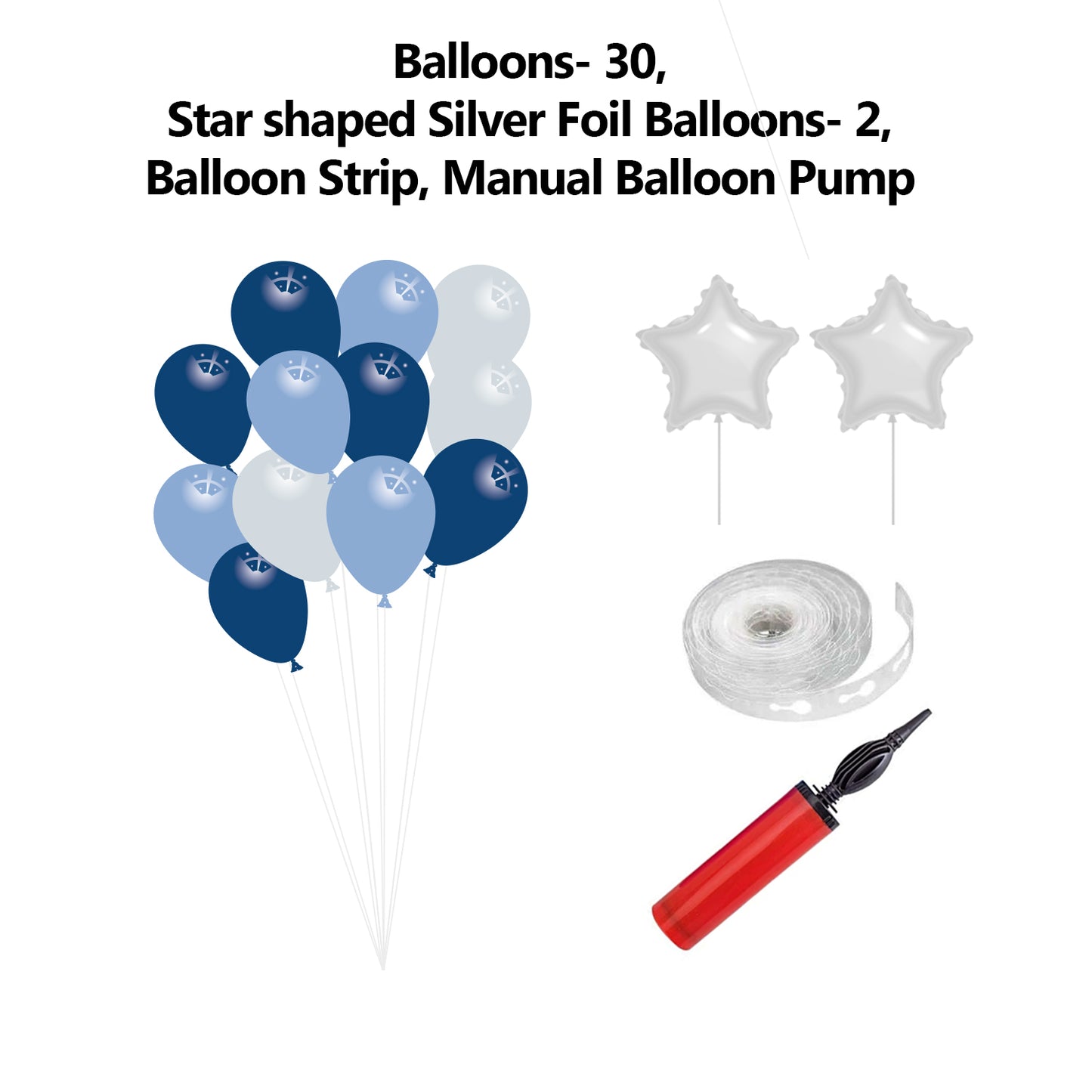 Butterfly Blue and Silver Popup Classic Package