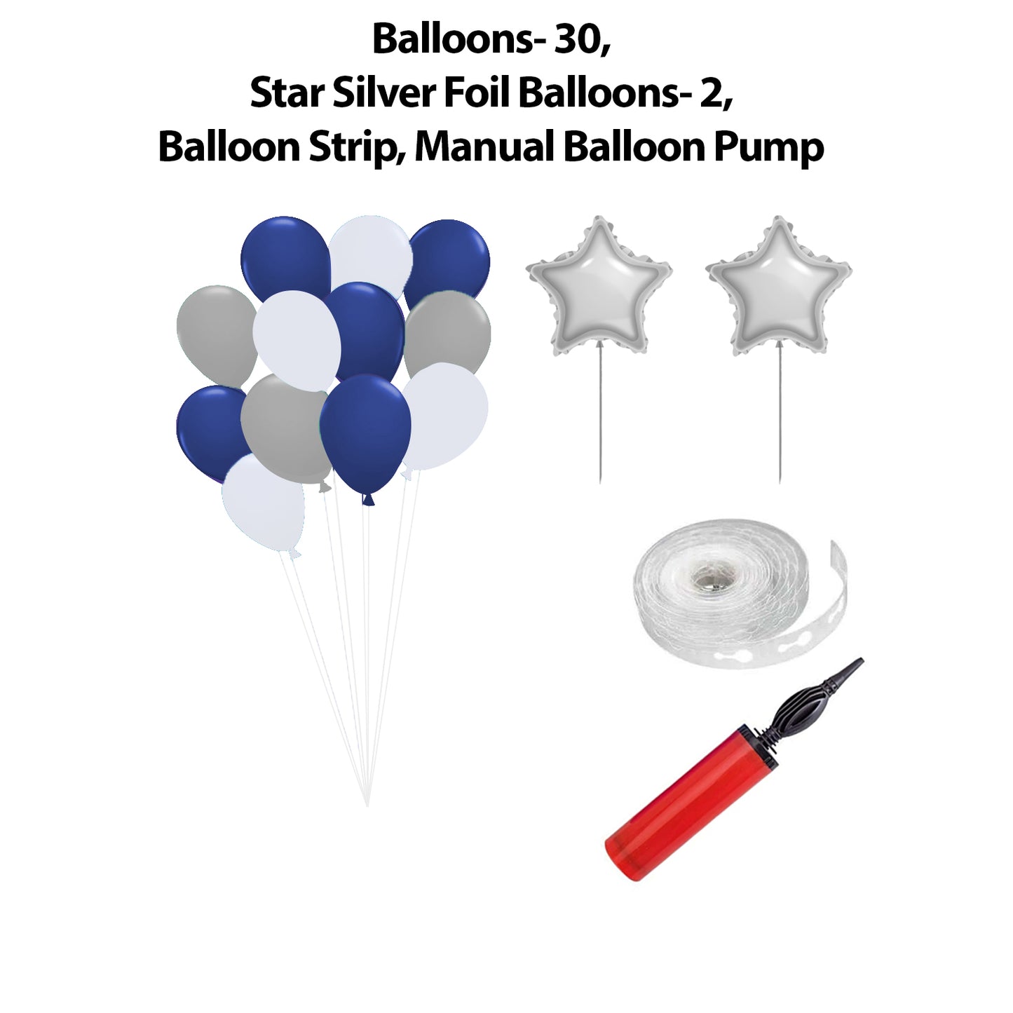 Crown Blue and Silver Popup Classic Package