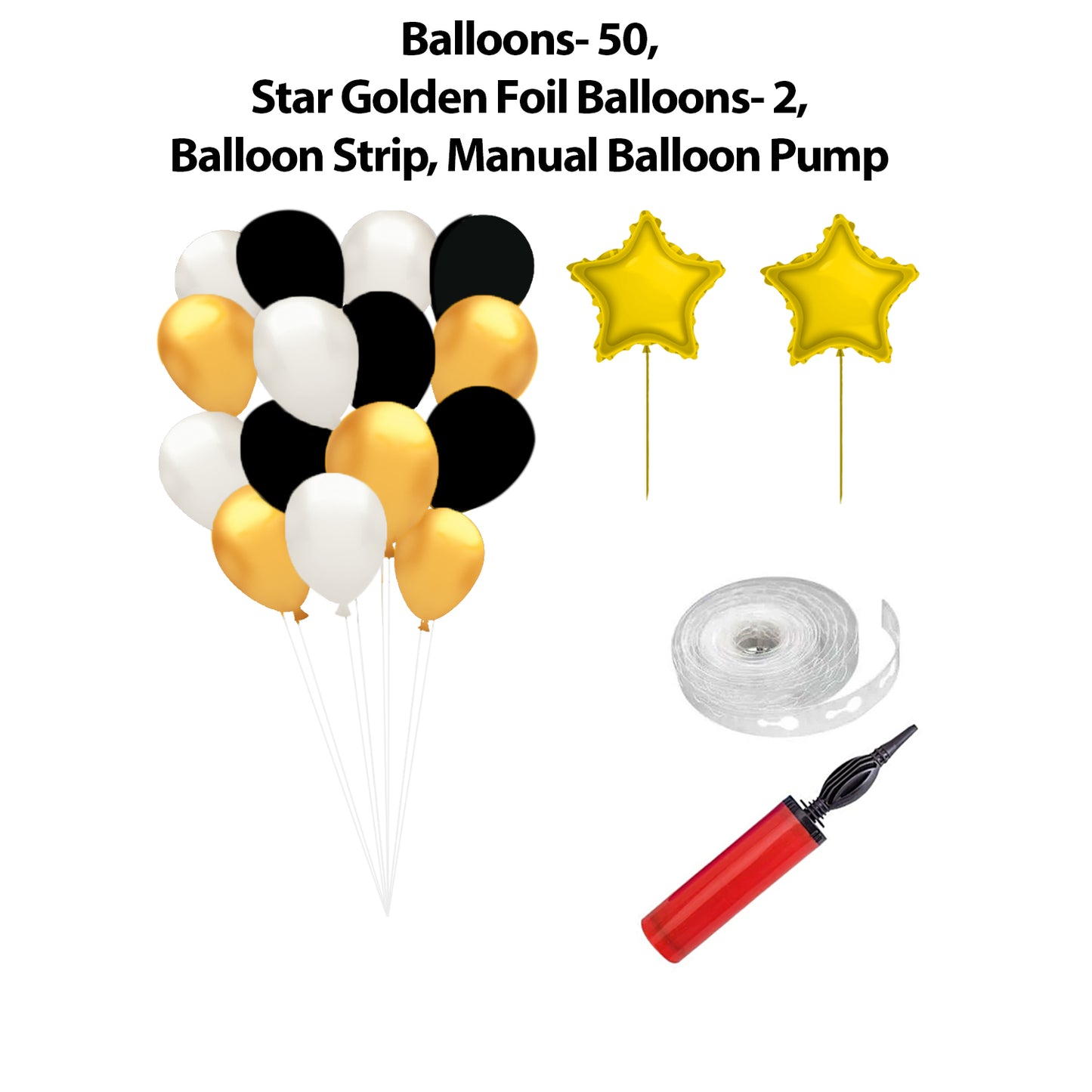 Black Gold and Silver Premium Package