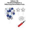 Crown Blue and Silver Popup Luxury Package