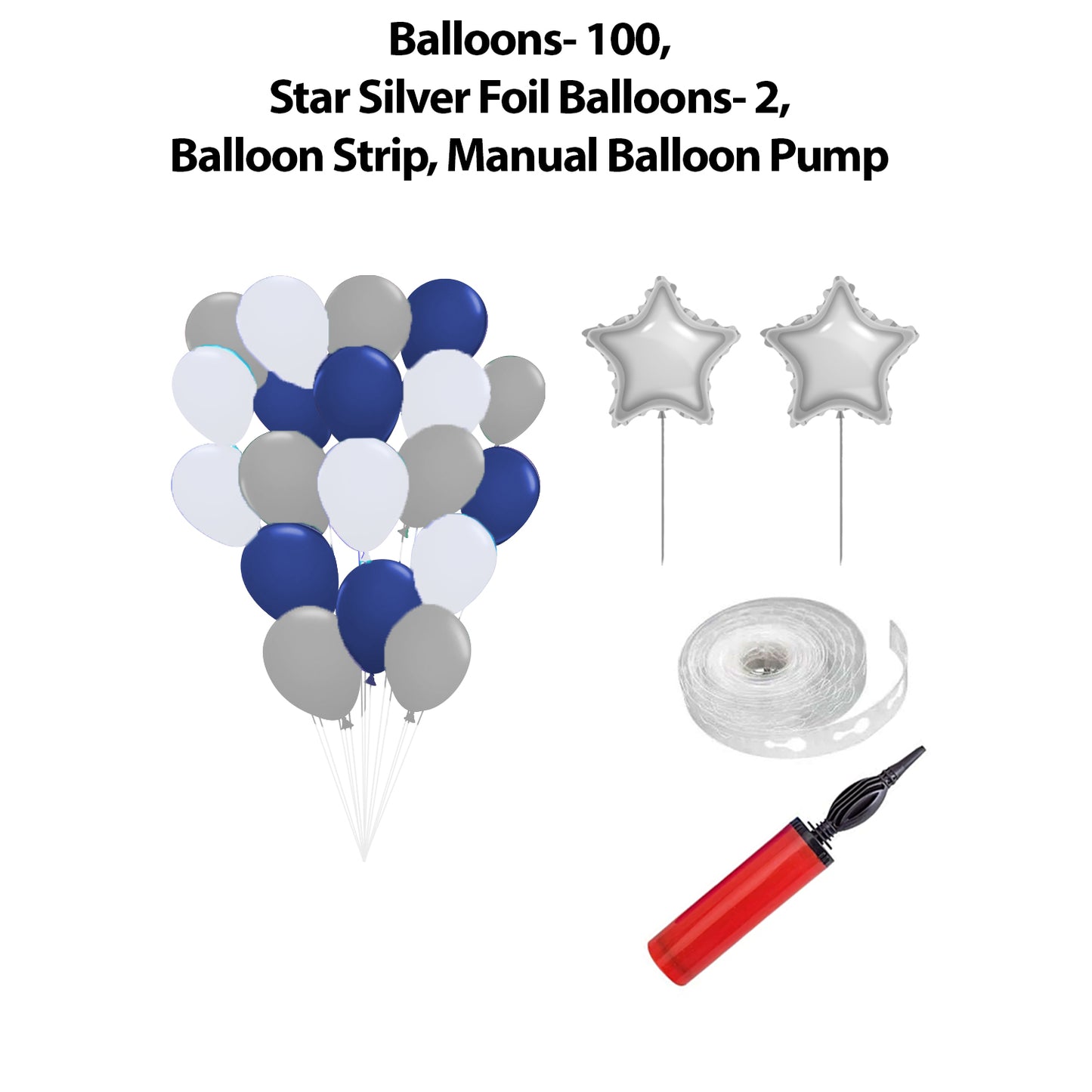 Crown Blue and Silver Popup Luxury Package