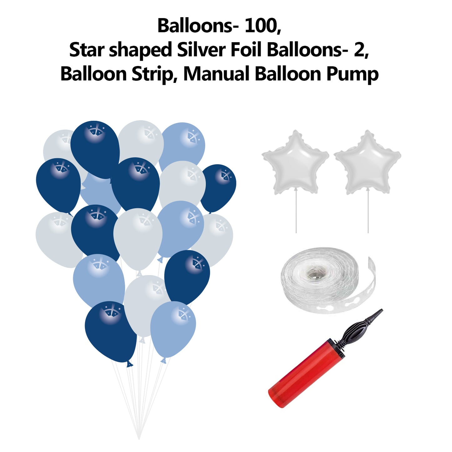 Butterfly Blue and Silver Popup Luxury Package