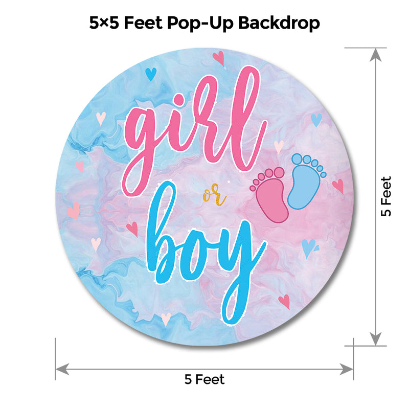 Pink Blue Popup Premium Package