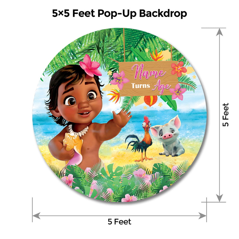 Moana Popup Backdrop