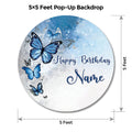 Butterfly Blue and Silver Popup Classic Package