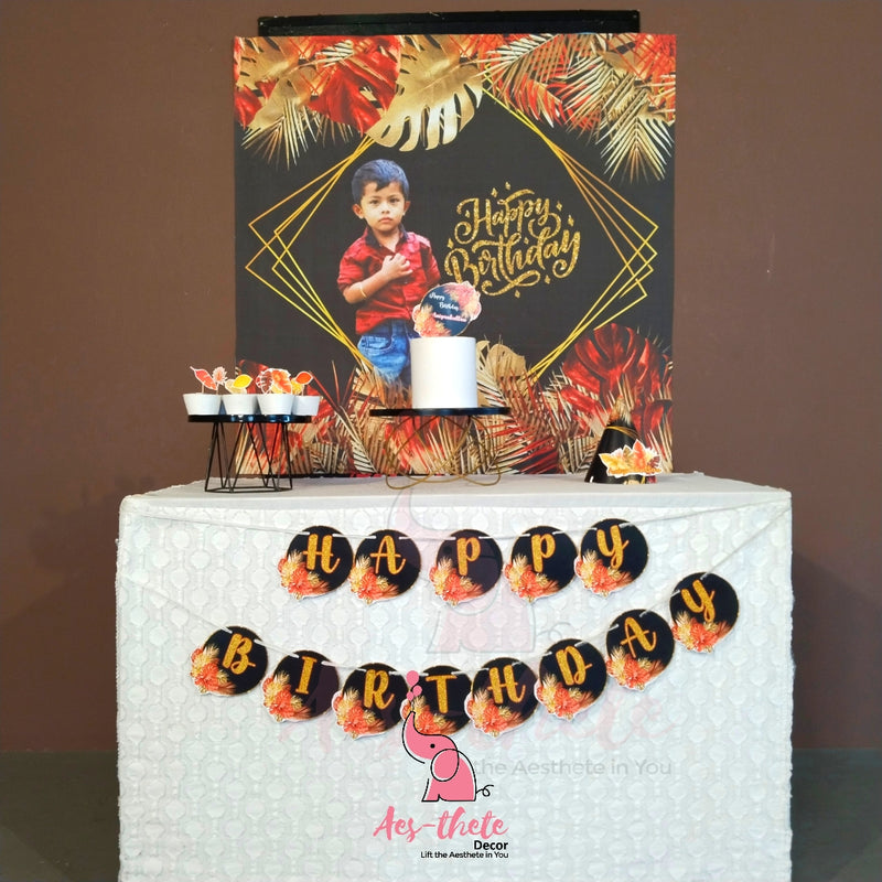 Color Themed Parties Black, Red and Golden