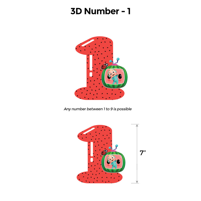 Cocomelon 3 Popup Luxury Package