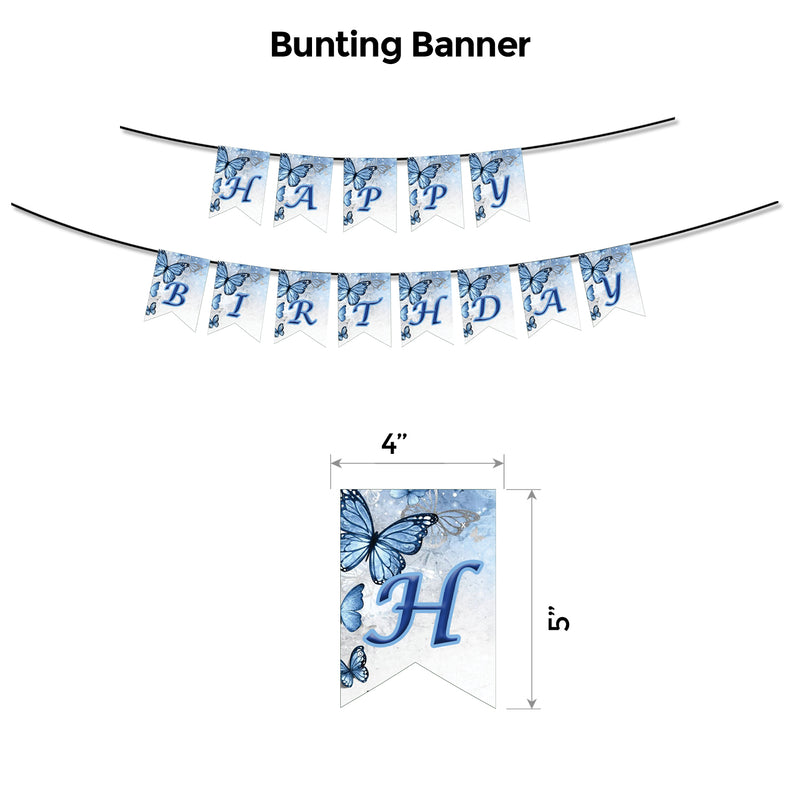 Butterfly Blue and Silver Classic Package