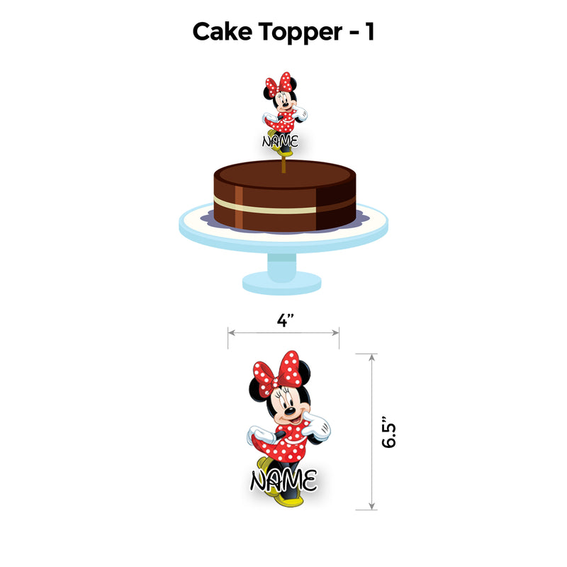 Minnie Mouse Red Popup Luxury Package