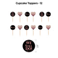 Black and Rose Gold Popup Premium Package