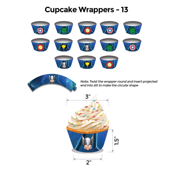 Superhero Avengers Popup Luxury Package