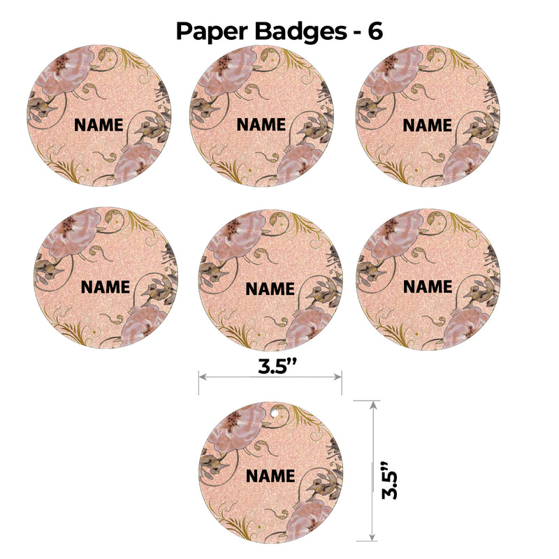 Black and Rose Gold Popup Premium Package