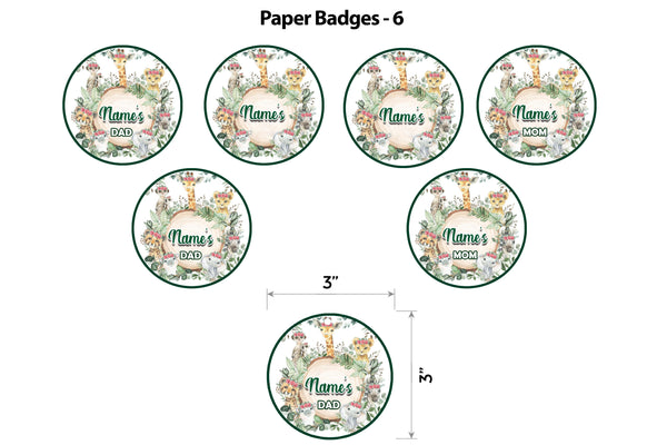 Jungle Safari Animals Popup Premium Package