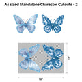 Butterfly Blue and Silver Premium Package