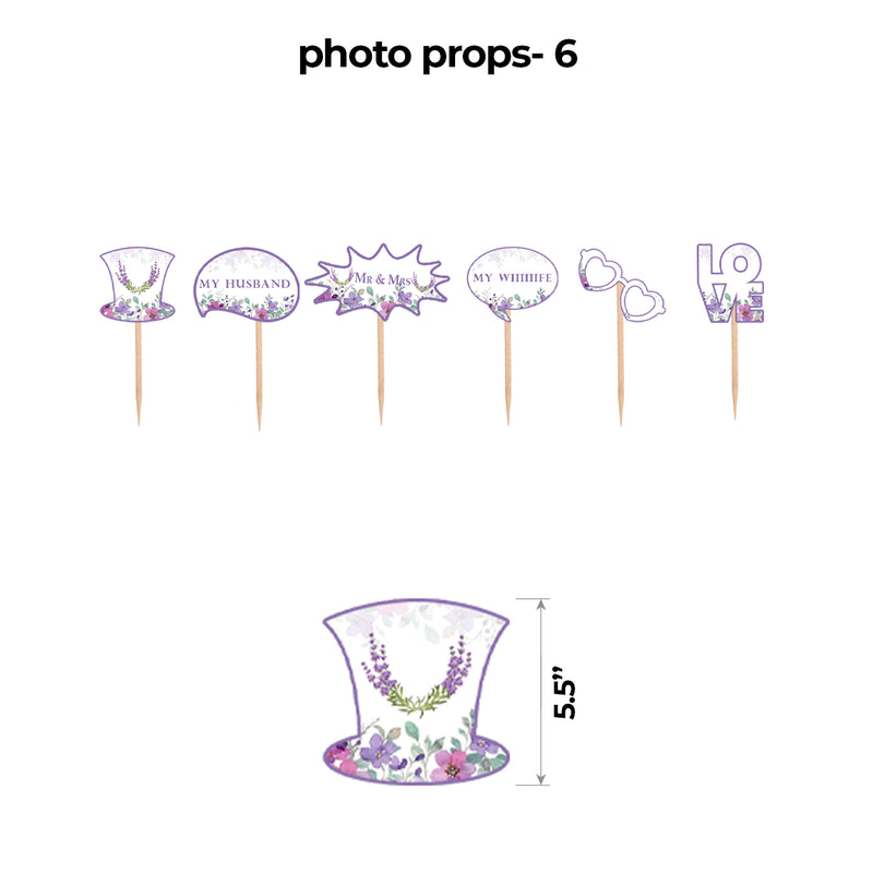 Lavender Floral Popup Premium Package