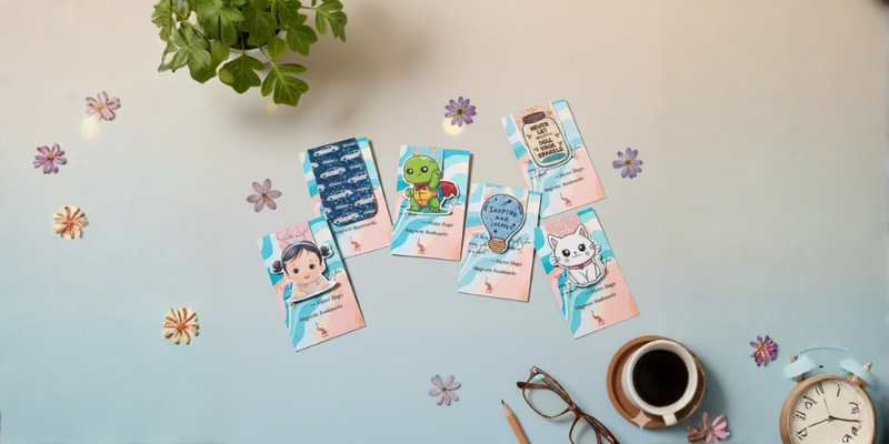 Magnetic Bookmark โ Cute, Handy & Durable (Set of 4)