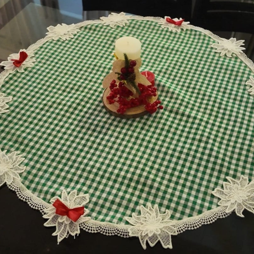 Christmas Table Mat/Tree Skirting(Round)