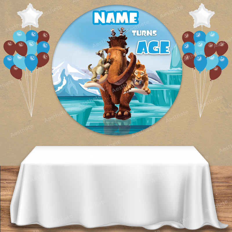 Ice Age Popup Backdrop