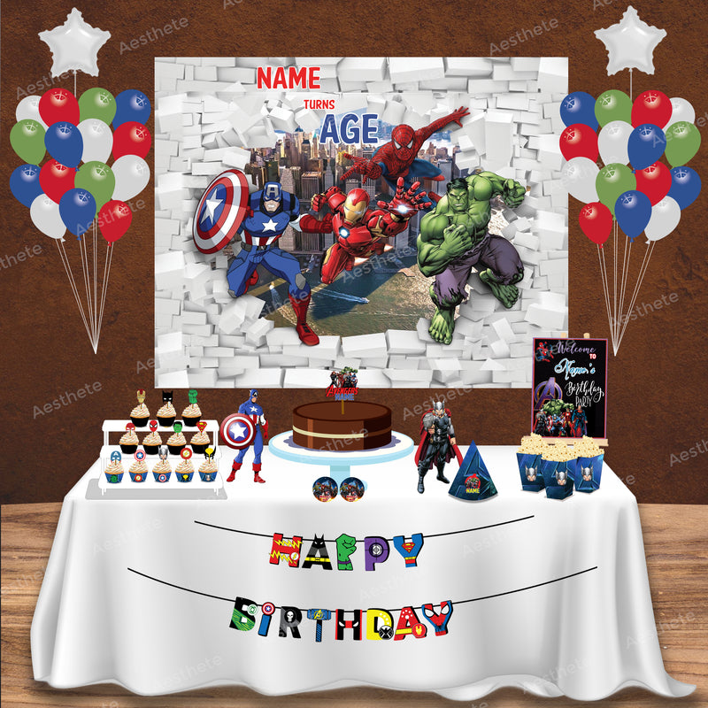 Superhero Avengers Premium Package