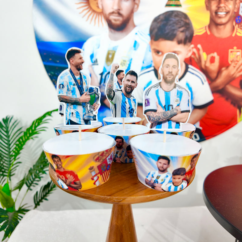 Football Messi and Lamine