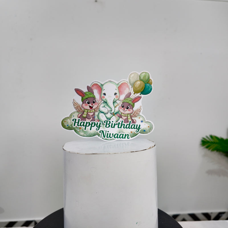 Elephant and Bunny Green Popup Premium Package