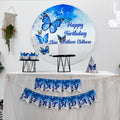 Butterfly Blue and Silver Popup Classic Package
