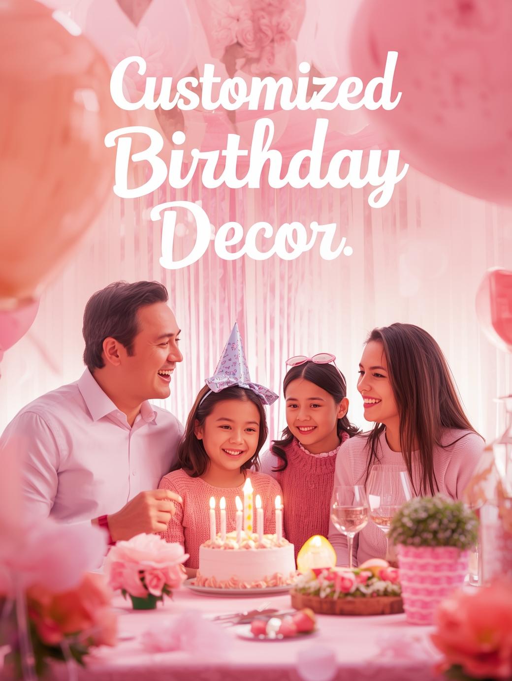 Customized Birthday Decor