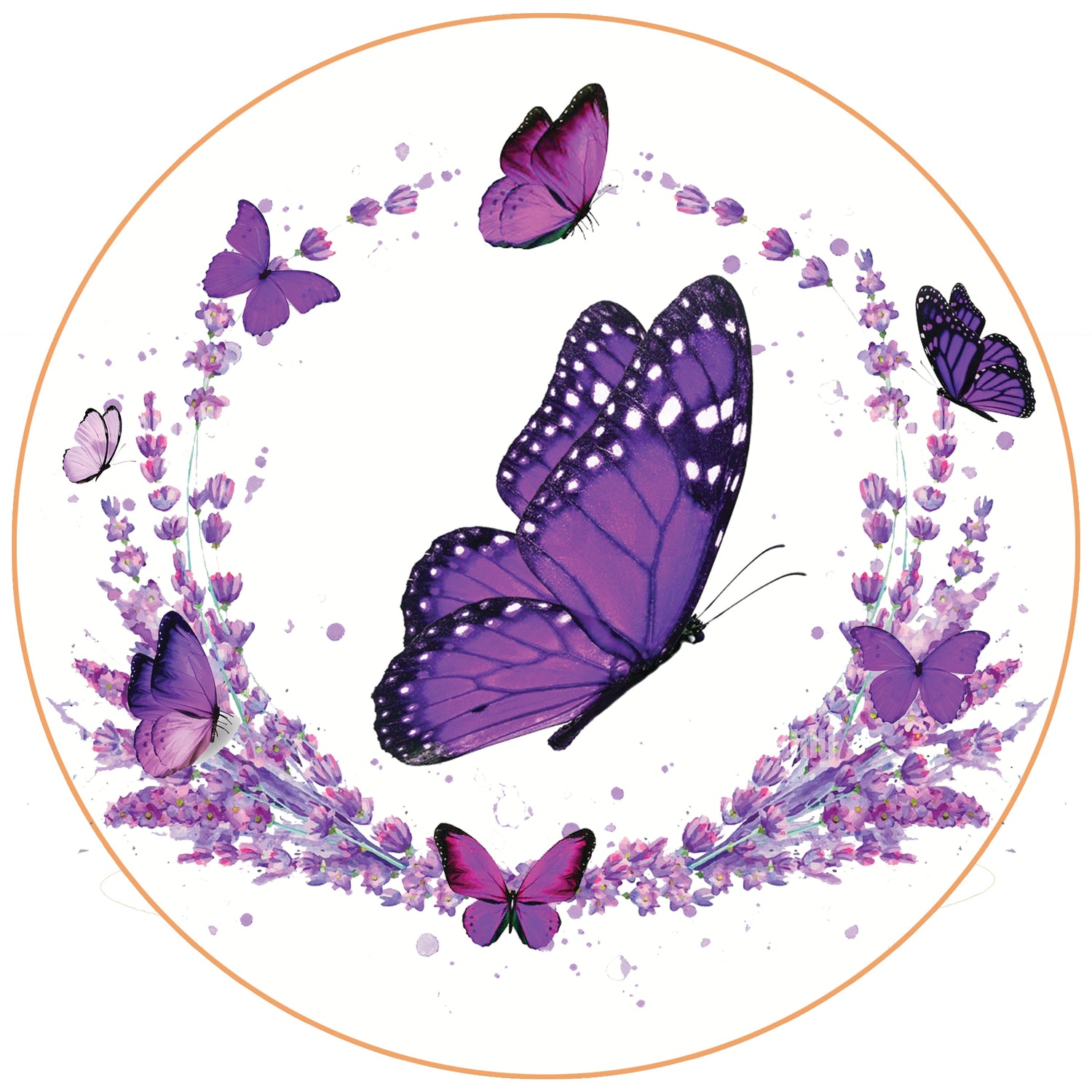 Butterfly Lavender Floral