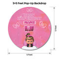 Boss Baby Girl Popup Backdrop