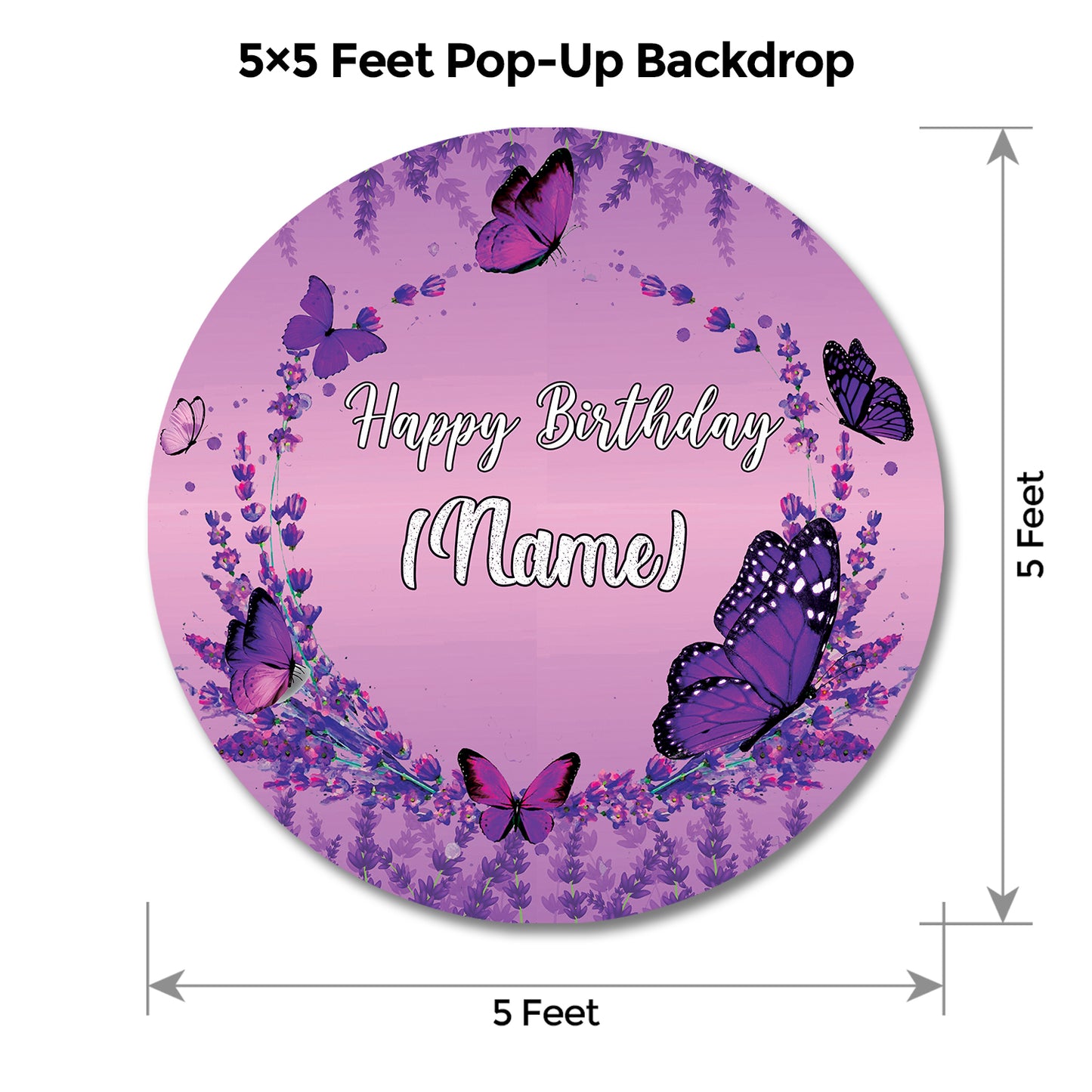 Butterfly Lavender Floral Popup Classic Package