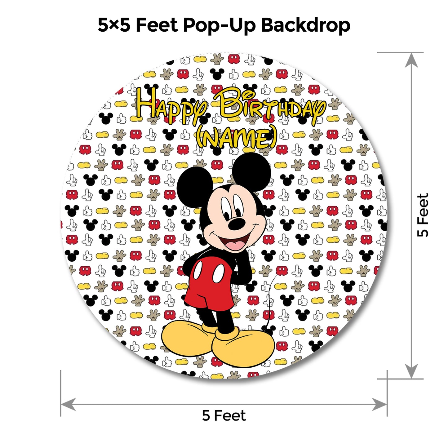 Mickey Mouse Popup Backdrop