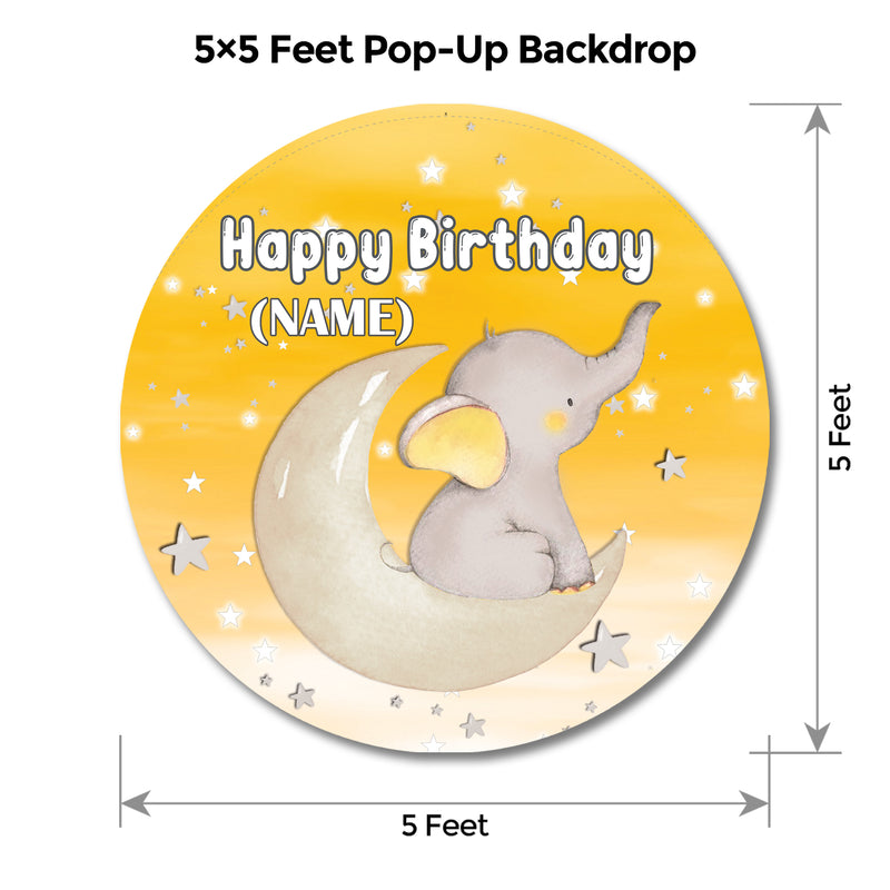 Elephant Yellow and Grey Popup Luxury Package