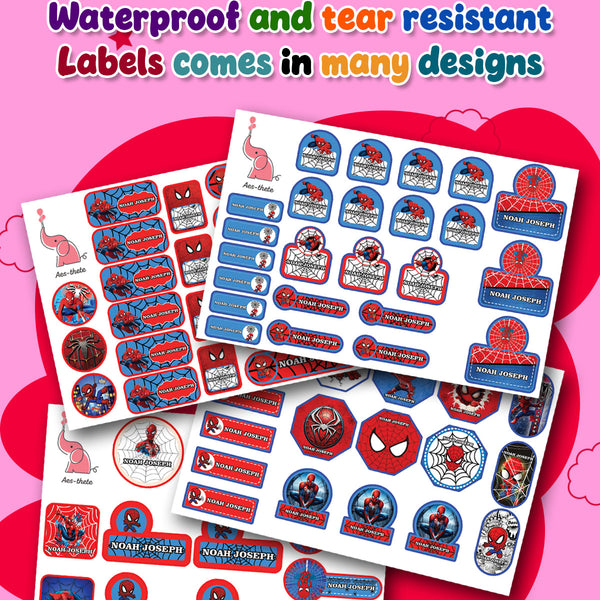 Personalised Waterproof Kids Sticker Labels