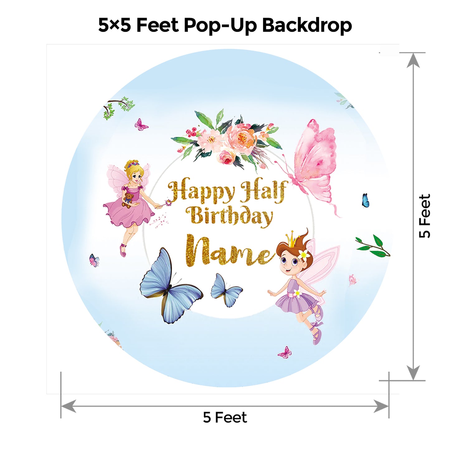 Butterfly and Fairy Popup Backdrop