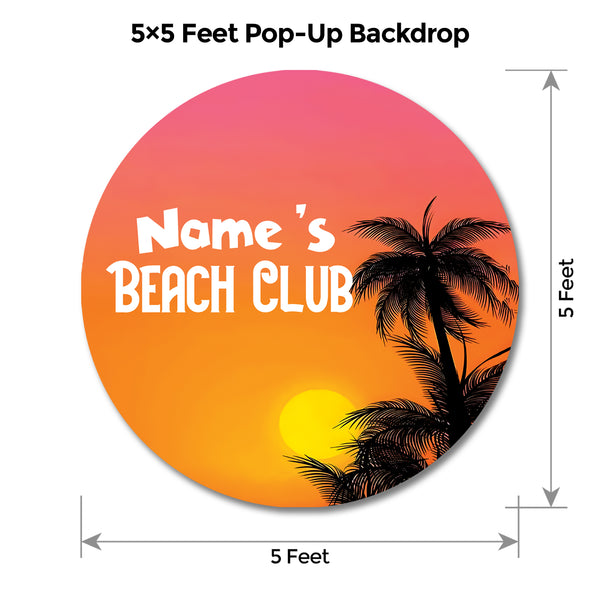 Beach Popup Backdrop
