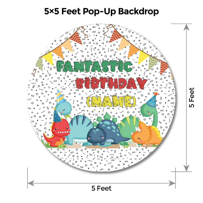Dino Popup Backdrop