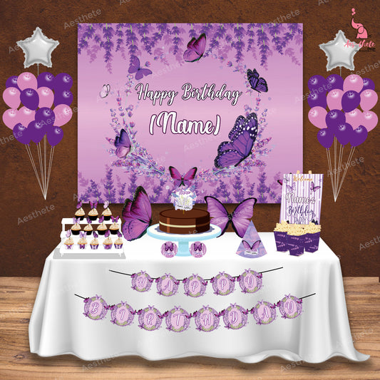 Butterfly Lavender Floral Premium Package