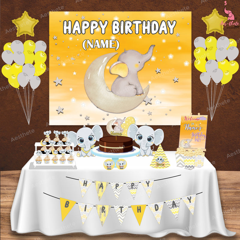 Elephant Yellow and Grey Premium Package