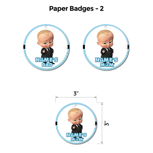 Boss Baby Boy Popup Premium Package