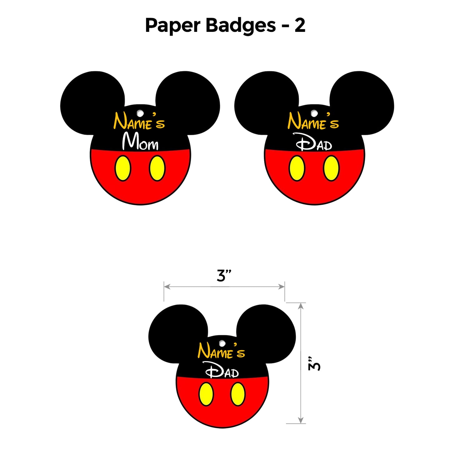 Mickey Mouse Popup Premium Package