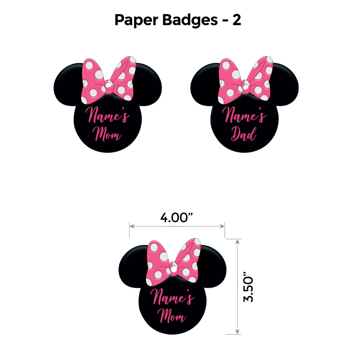 Minnie Mouse Pink Premium Package