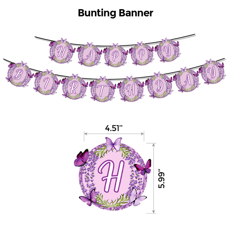 Butterfly Lavender Floral Popup Premium Package