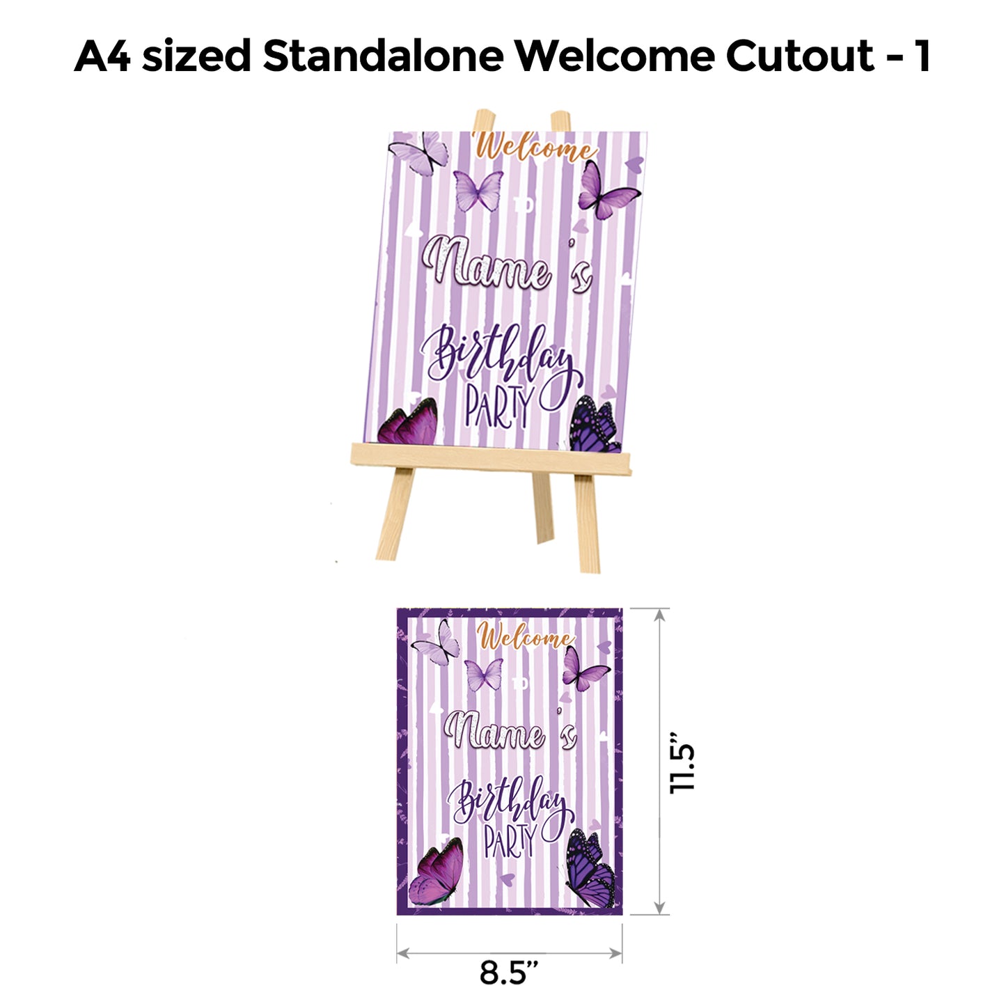 Butterfly Lavender Floral Popup Luxury Package