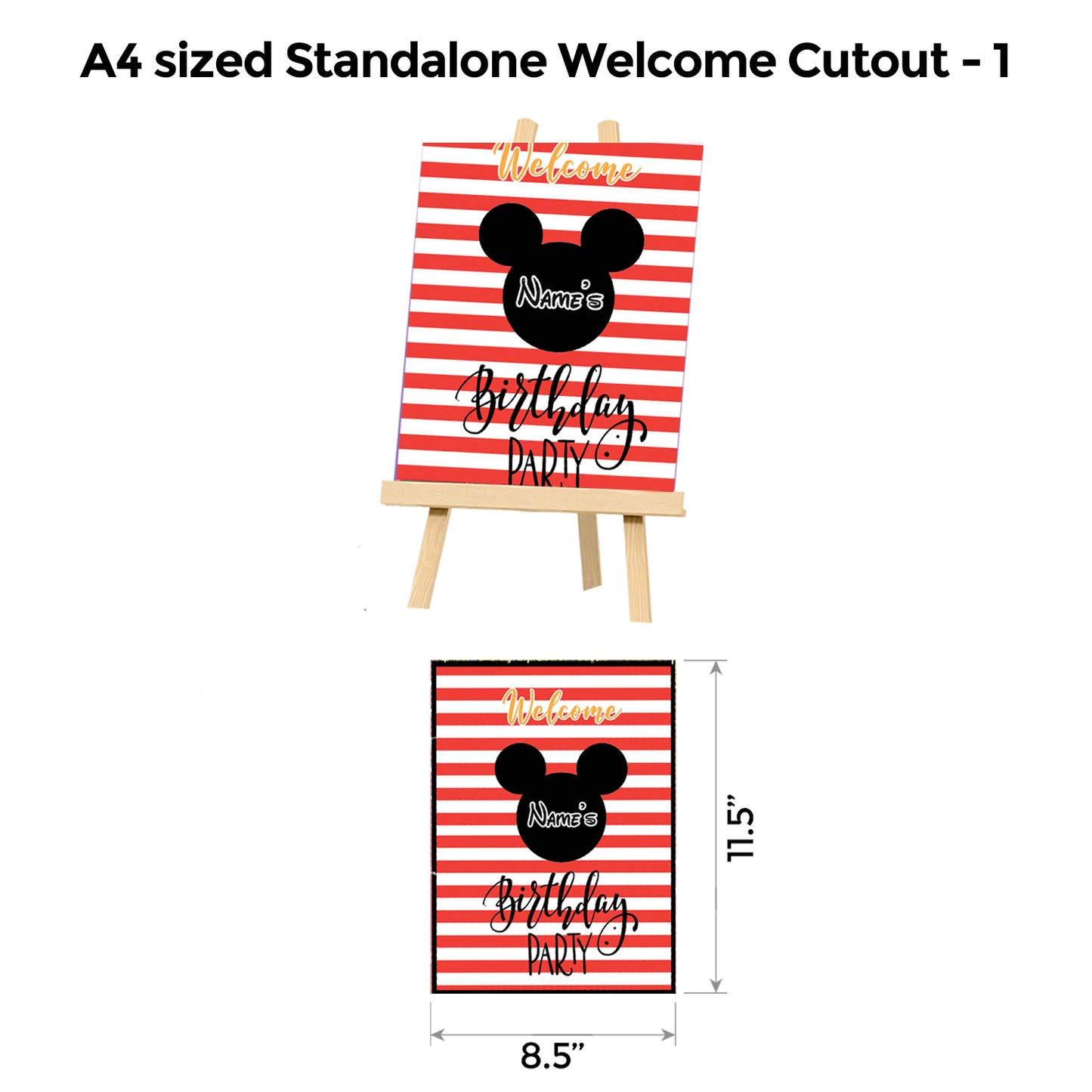 Mickey Mouse Popup Premium Package