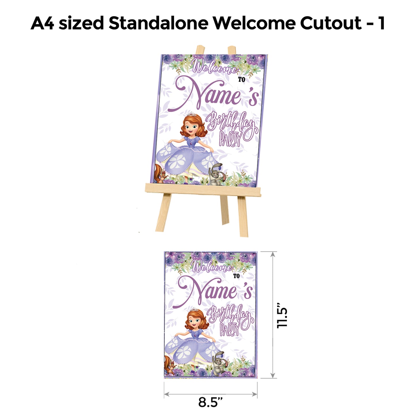 Princess Sofia Popup Premium Package